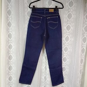 VTG,Lee Riders Blue Denim High Waist Waisted Union Made USA Women's Jeans Sz 12M